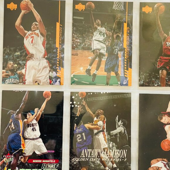 LOT OF 9 BASKETBALL Trading Cards. Mint Condition. Fleer Ultra Brand. - Picture 4 of 8